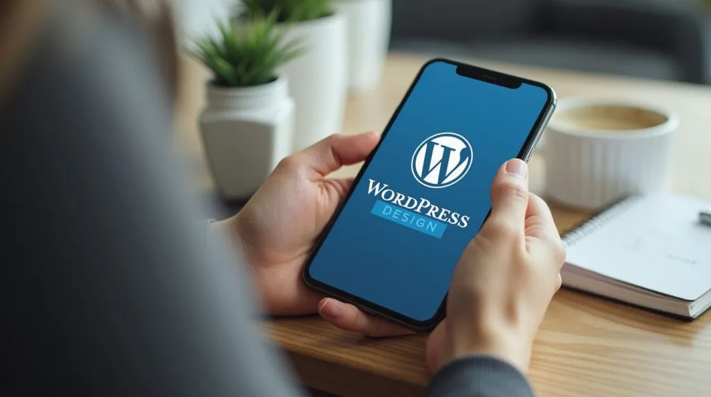 طراحی سایت با وردپرس با گوشی