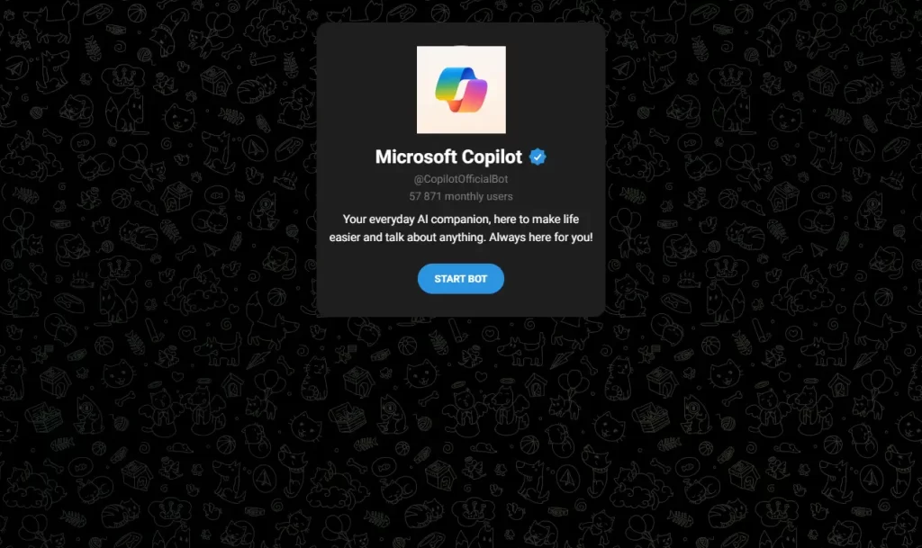 ربات انشا نویس تلگرام: دستیار هوشمند برای نگارش متون جذاب 2 CopilotOfficialBot