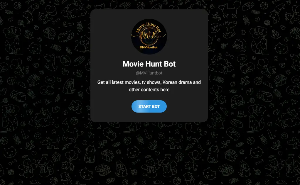 ربات دانلود فیلم تلگرام (معرفی بهترین ربات های بدون سانسور) 6 mvhuntbot