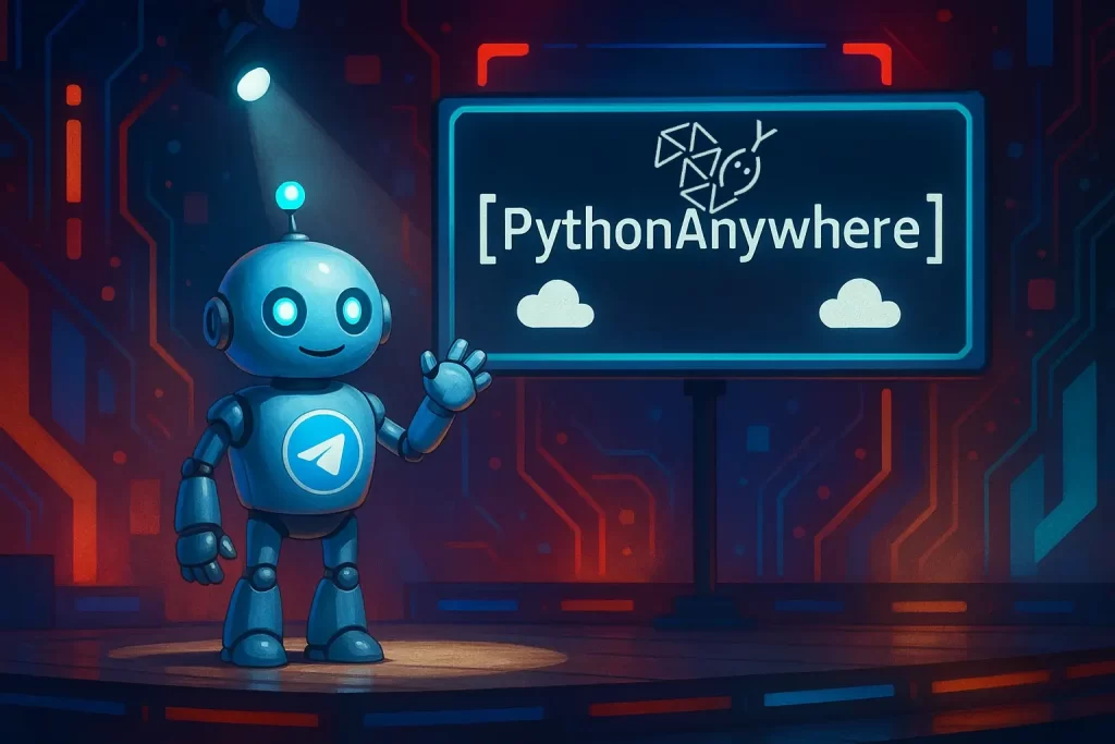 هاست رایگان برای ربات تلگرام: معرفی بهترین ها 2 هاست pythonanywhere
