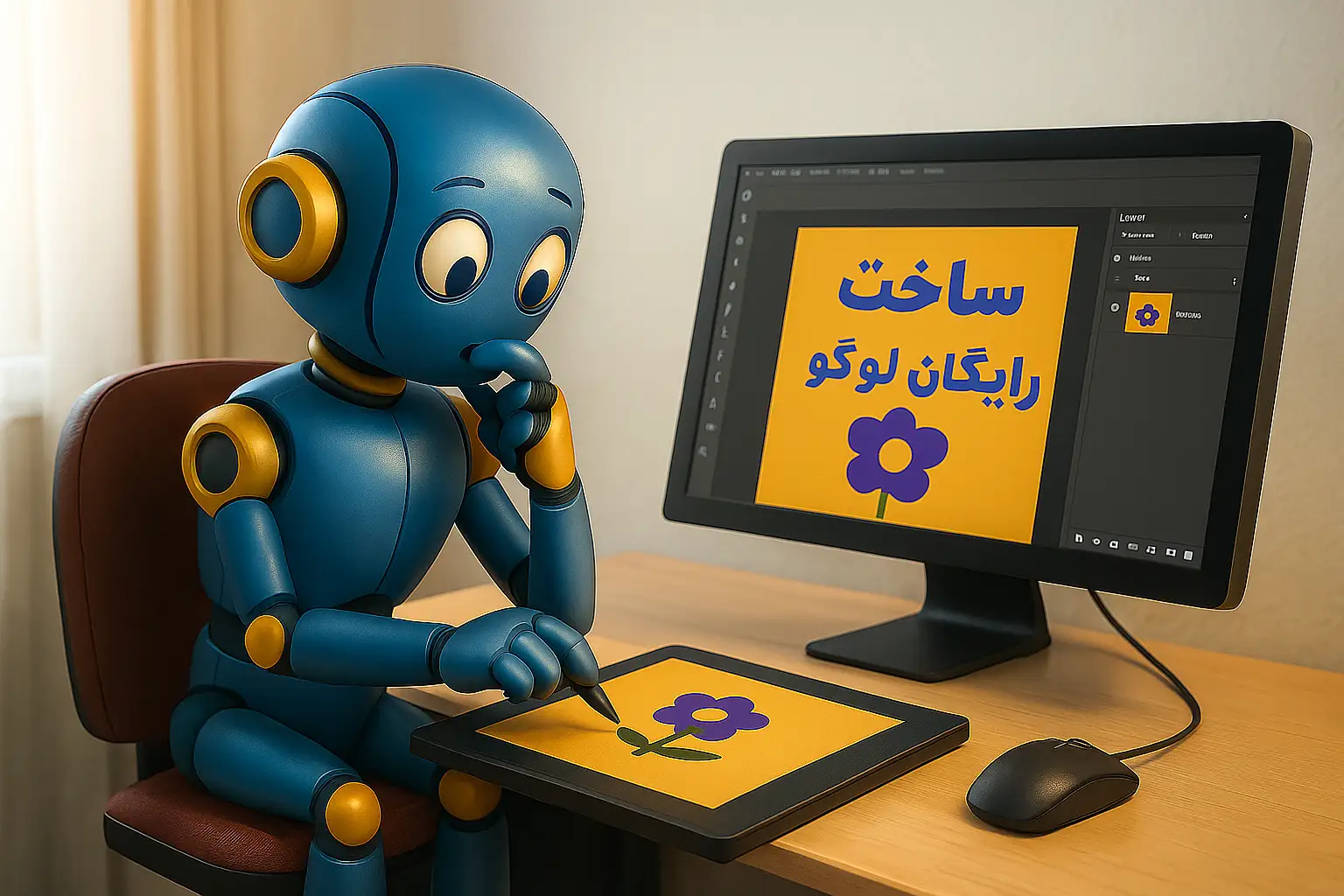 ساخت لوگو با هوش مصنوعی رایگان