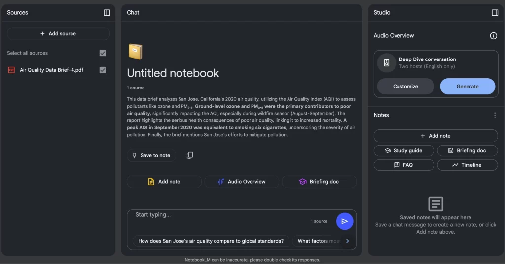 هوش مصنوعی NotebookLM دستیار تحقیق شخصی شما برای یادگیری عمیقتر 4 هوش مصنوعی notebooklm