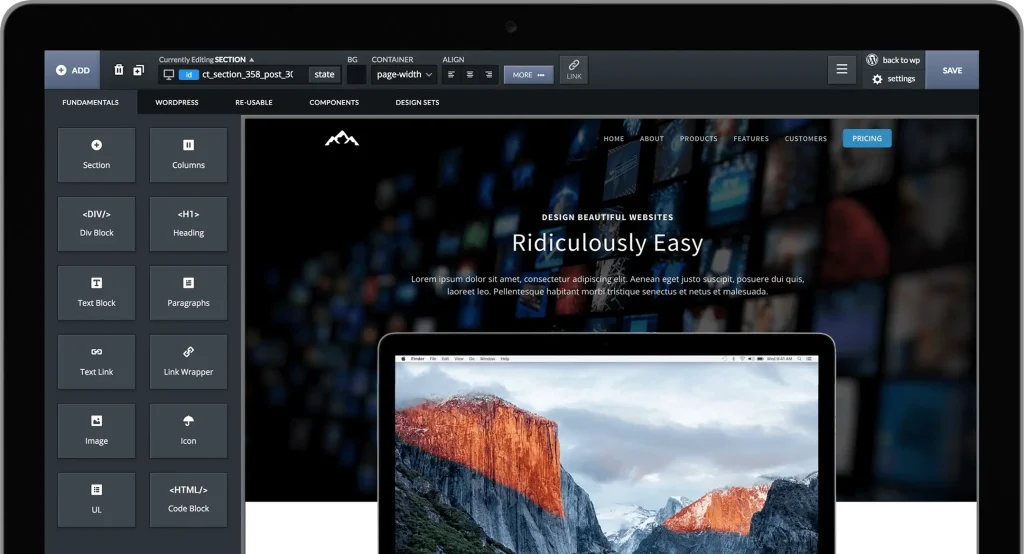 بهترین افزونه صفحه ساز وردپرس (10 افزونه برتر در 2025) 4 oxygen