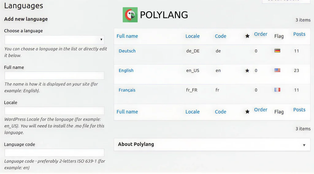 polylang