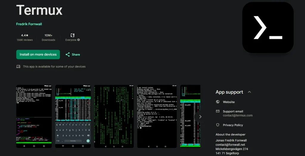 برنامه نویسی پایتون با گوشی | تبدیل گوشی به محیط کدنویسی 2 termux